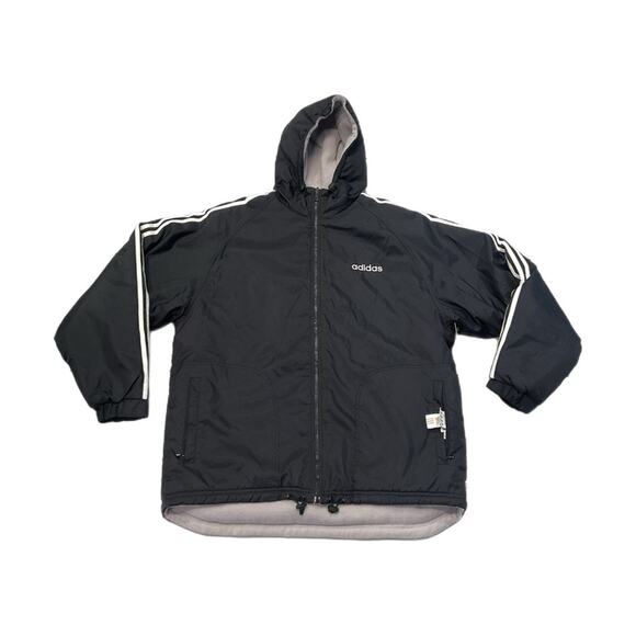 Adidas Reversible Hooded Jacket - Picture 1 of 12
